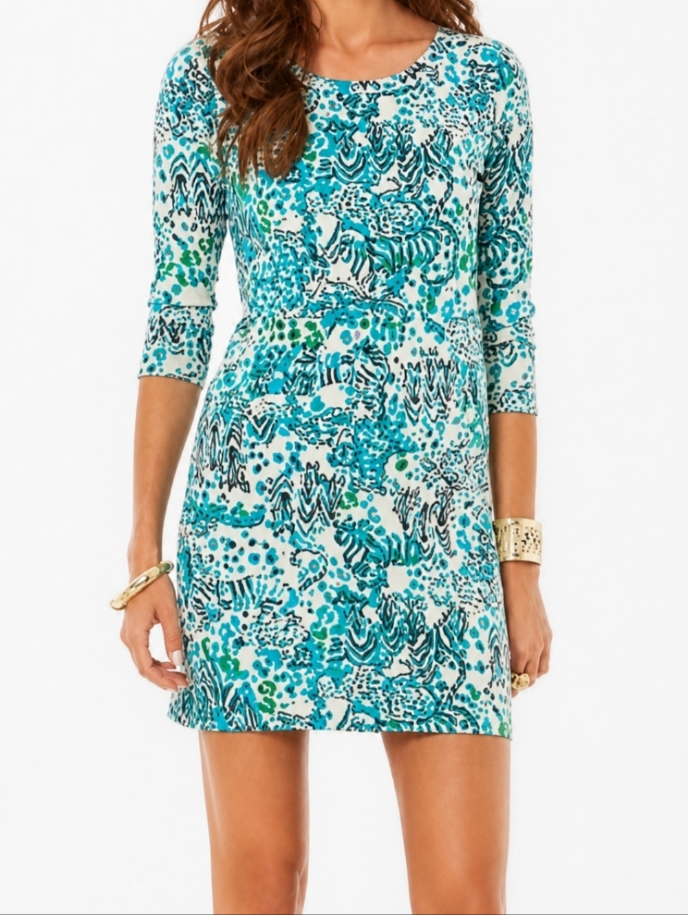 Lilly Pulitzer Corine Sea Oat Escapades Dress XS